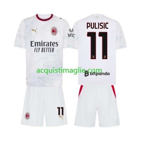 Divisa di Calcio AC Milan Pulisic 11 Bambino Trasferta 2026/2027